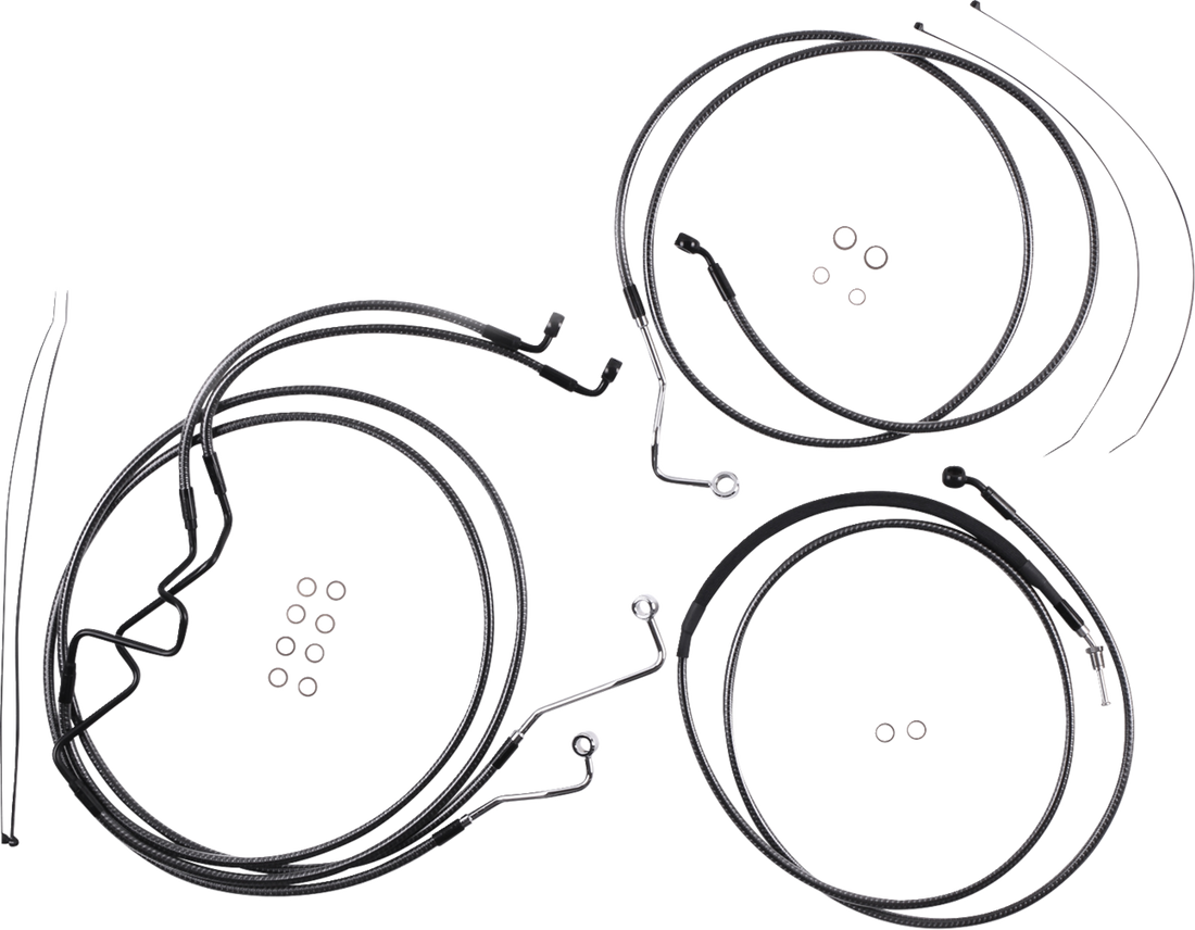 MAGNUM SHIELDING KARBONFIBR Designer Handlebar Installation Kit - 6" - '17-'20 FLHR 787926