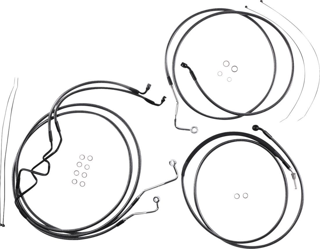 MAGNUM SHIELDING KARBONFIBR Designer Handlebar Installation Kit - 10" - '17-'20 FLHR 787925