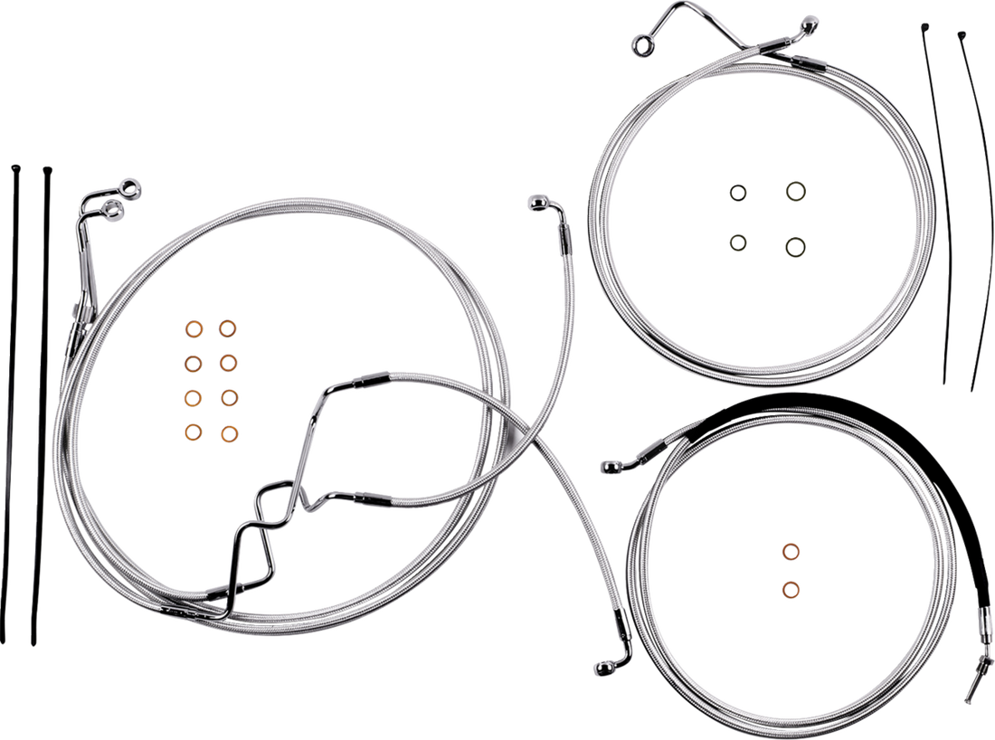 MAGNUM SHIELDING Sterling Chromite II® Designer Handlebar Installation Kit - 8" - '17-'20 FLTR 387878