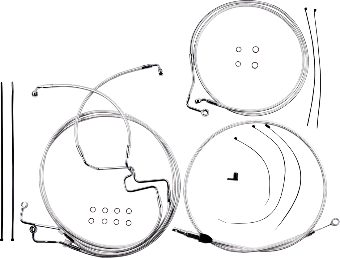MAGNUM SHIELDING Sterling Chromite II® Designer Handlebar Installation Kit - 8" - '21-'23 FLTR 3871218