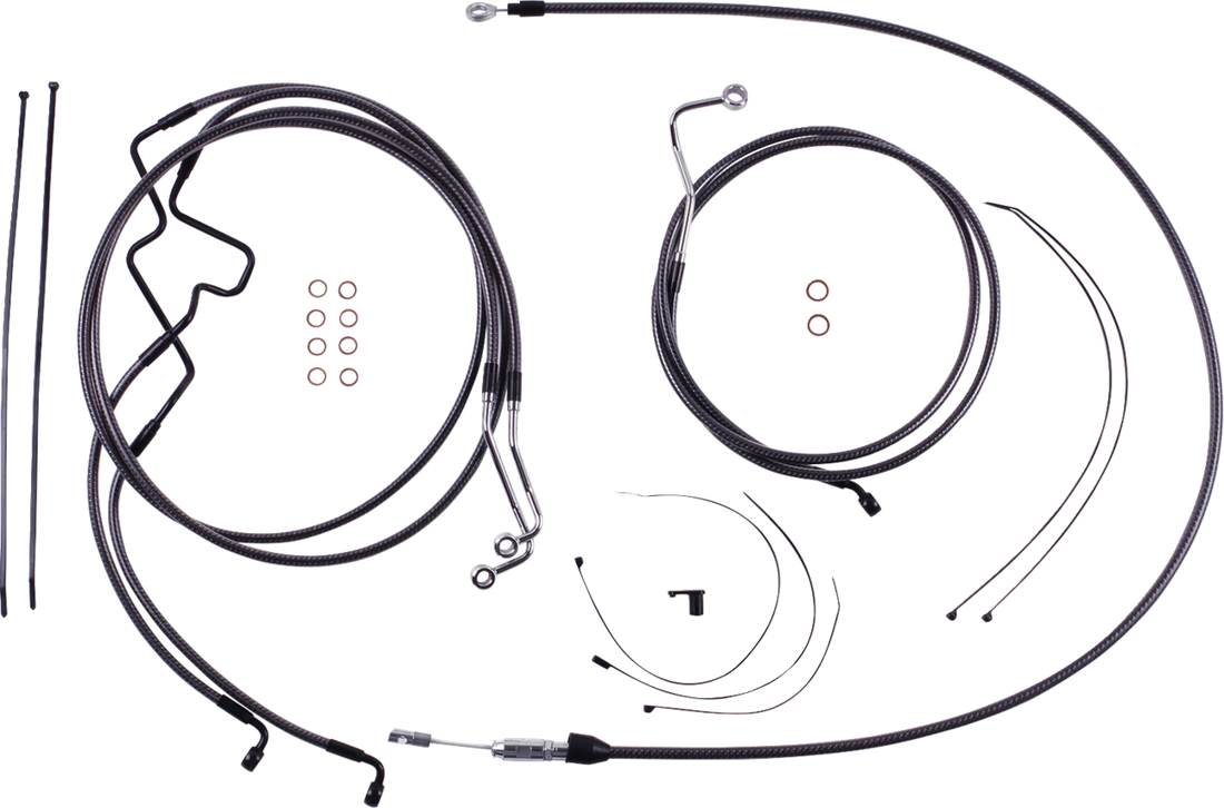 MAGNUM SHIELDING KARBONFIBR Designer Handlebar Installation Kit - 8" - '21-'23 FLTR 7871218