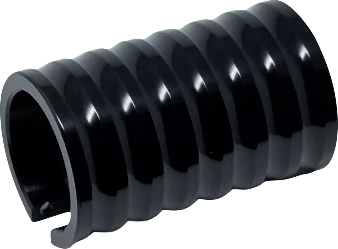 NAMZ Oil Sending Unit Cover - Horizontal - Milled - Black NOSC-HO1-B