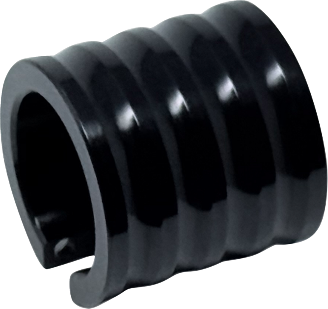 NAMZ Neutral Switch Cover - Horizontal Milled - Black - Big Twin NNSC-HO1-B