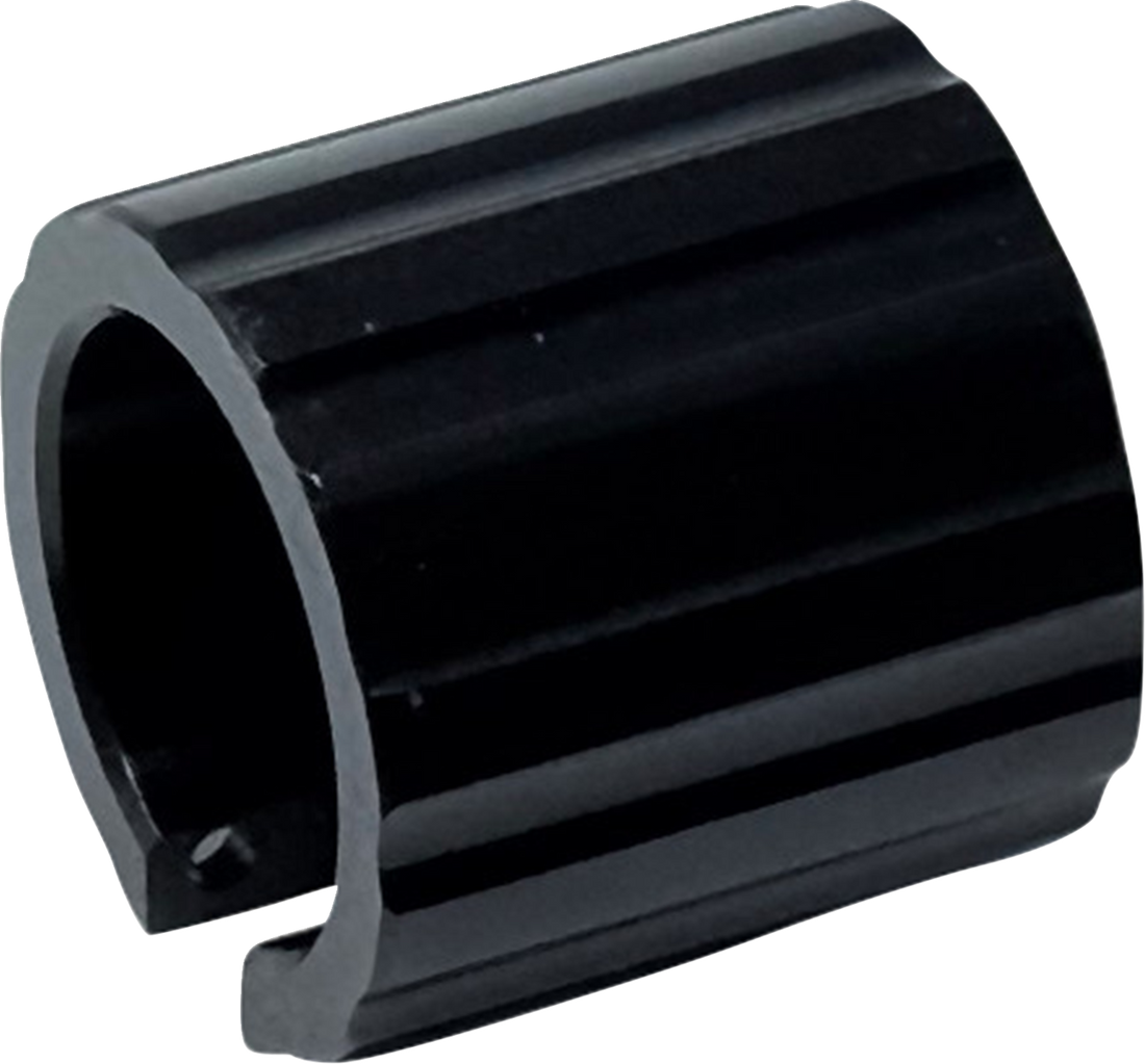 NAMZ Neutral Switch Cover - Vertical Milled - Black - Big Twin NNSC-VO1-B
