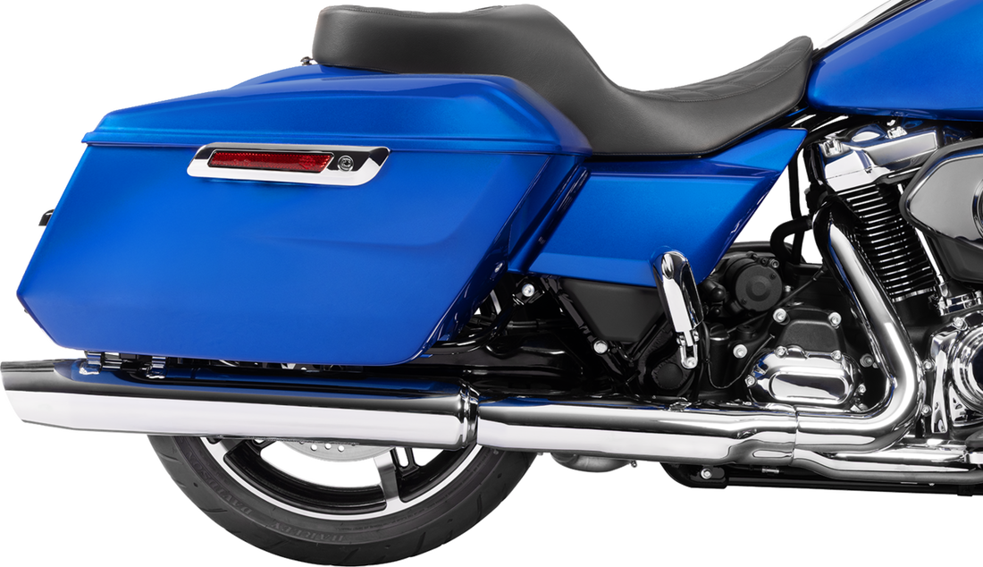DRAG SPECIALTIES SEATS Freedom Seat - Black - Vinyl - Black Double Diamond Stitch - FLT/FLH '23-'25 4711B