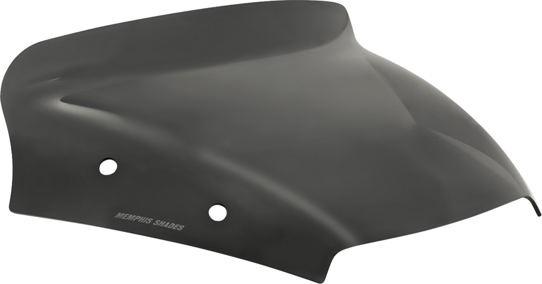 MEMPHIS SHADES Spoiler Windshield - 3" - Dark Black Smoke - FLTR MEP88110
