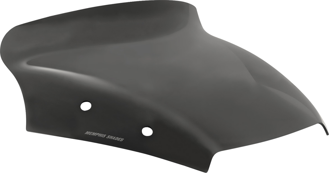 MEMPHIS SHADES Spoiler Windshield - 4" - Dark Black Smoke - FLTR MEP88210
