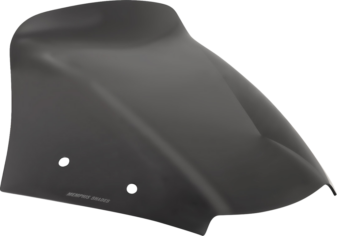 MEMPHIS SHADES Spoiler Windshield - 7" - Dark Black Smoke - FLTR MEP88510