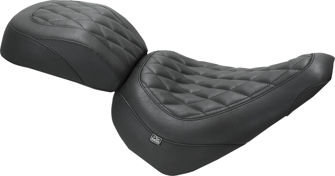 MUSTANG Wide Tripper™ Passenger Seat - Diamond - Black Stitch - FXBR '23-'25 85213