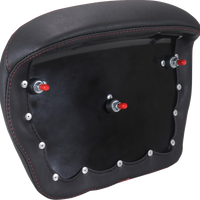 MUSTANG Chopped Tour-Pak® Pad - Dark Cherry Stitching - FLH/FLT '23-'25 88440DC