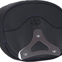 MUSTANG Deluxe Sissy Bar Pad - Diamond - Sky Blue Stitch - FLT/FLH '23-'25 88450SB