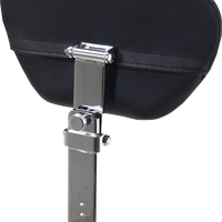 MUSTANG Deluxe Driver Backrest - Diamond - Black Stitching - FLT/FLH '23-'25 89460
