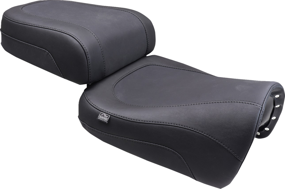 MUSTANG Adventure Touring Seat - Vinyl - Black - Pan America '21-'25 84810