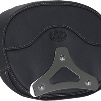 MUSTANG Deluxe Sissy Bar Pad - Diamond - Gunmetal Stitch - FLT/FLH '23-'25 88450GM