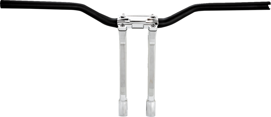 PERFORMANCE MACHINE (PM) Phatbar & Riser Kit - Internal Wiring - 11-1/2" - Chrome 0208-2197M-CH