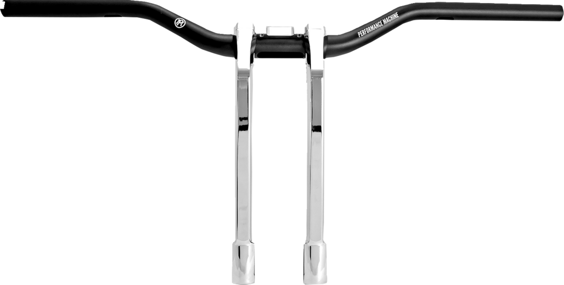 PERFORMANCE MACHINE (PM) Phatbar & Riser Kit - Internal Wiring - 11-1/2" - Chrome 0208-2197M-CH