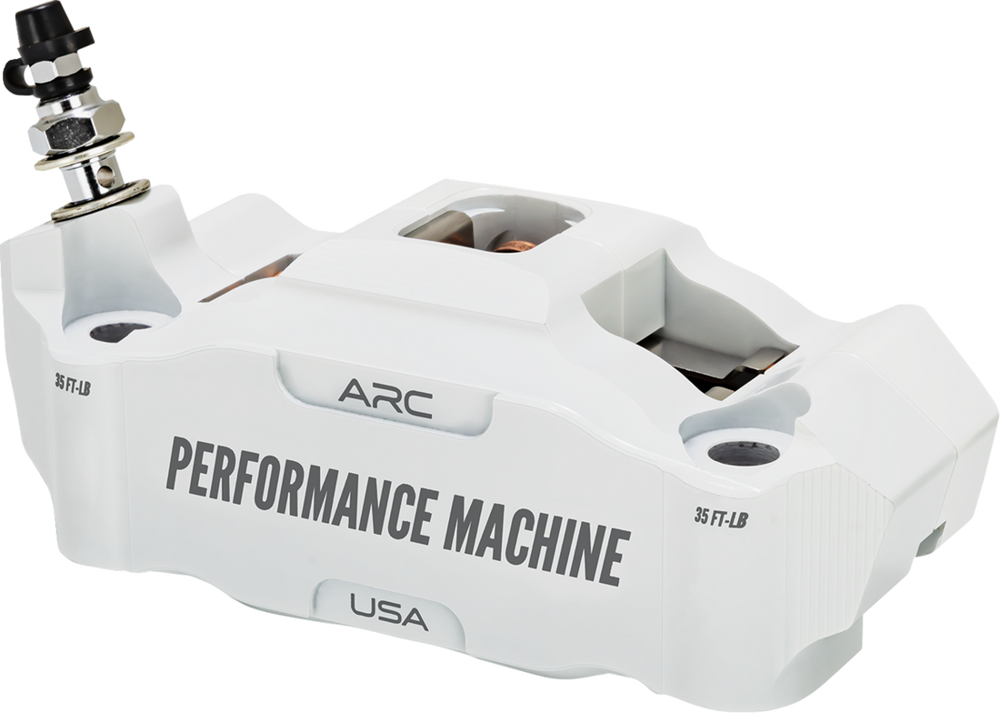 PERFORMANCE MACHINE (PM) Radial Mount Caliper - Front Left - White 0052-2427-WC