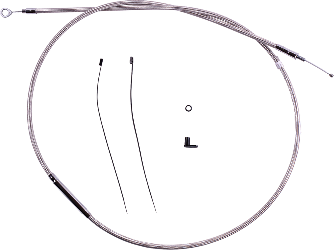 MAGNUM SHIELDING Redesigned Polished Stainless Clutch Cable - 72-11/16" 5228-72
