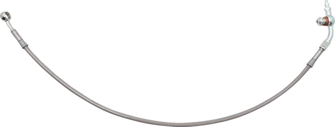 FAT BAGGERS INC. Hydraulic Brake/Clutch Line Extension - 30" - Road Glide - Stainless 100030-35