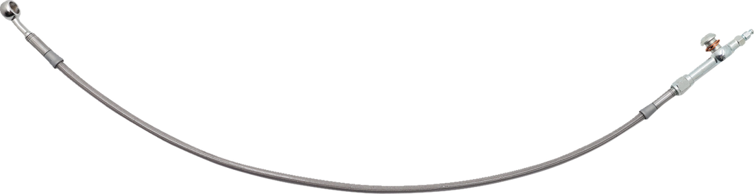 FAT BAGGERS INC. Hydraulic Brake/Clutch Line Extension - 30" Electra/Street Glide - Stainless 100030