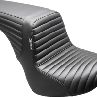 LE PERA Kickflip Up Front Seat - Pleated - Black - FL/FX '18-'25 LYU-590PT
