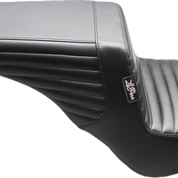 LE PERA Kickflip Up Front Seat - Pleated - Black - FL/FX '18-'25 LYU-590PT