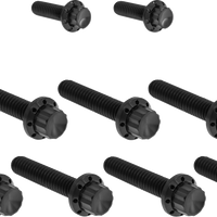 ARLEN NESS Bolt Kit - Cam Cover/Point Cover - Titanium - 12-Point - Black 300-933