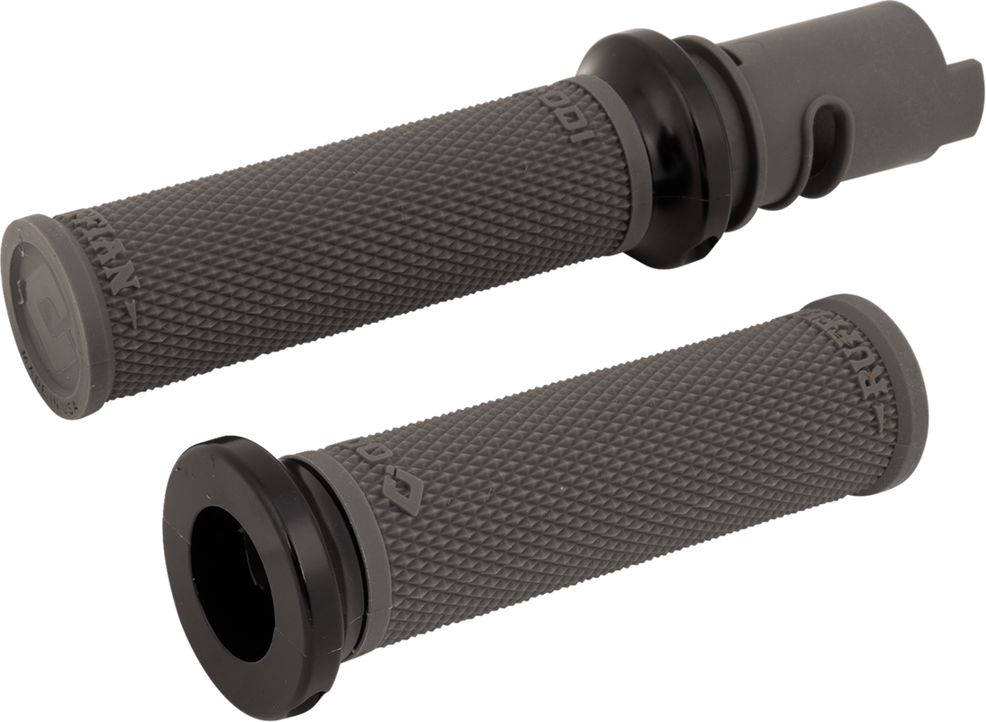 ODI Ruffian Lock-On Street Grips - CVO - Graphite/Black V30HTCH-B