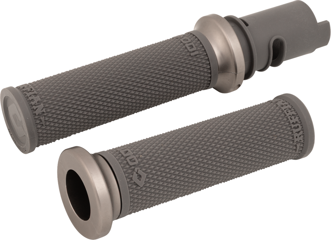ODI Ruffian Lock-On Street Grips - CVO - Graphite/Gunmetal V30HTCH-H