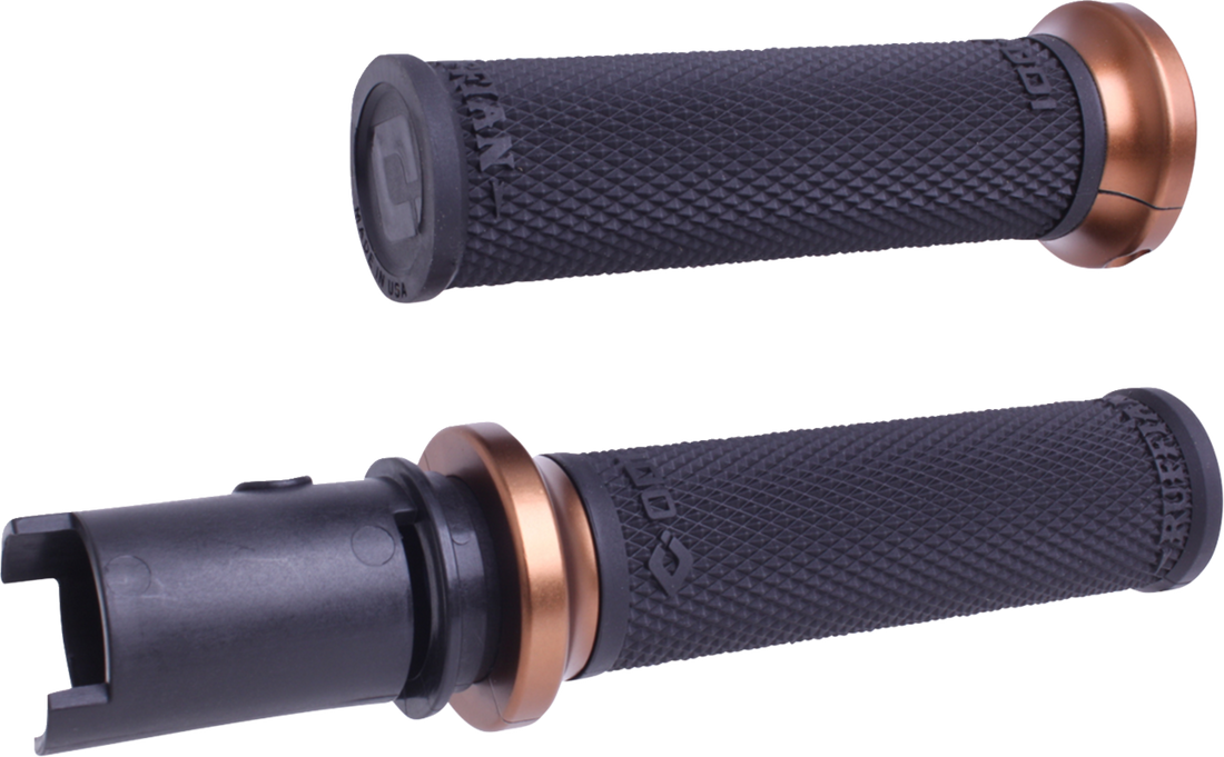 ODI Ruffian Lock-On Street Grips - CVO - Black/Bronze V30HTCB-Z