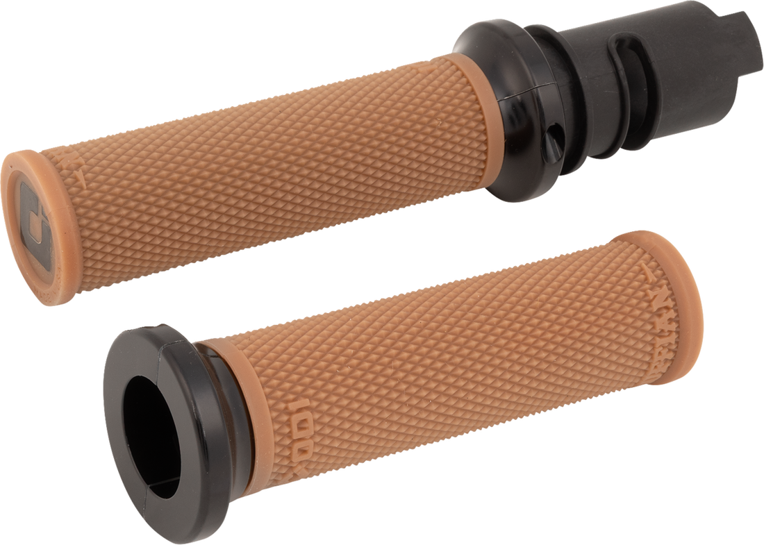 ODI Ruffian Lock-On Street Grips - CVO - Gum Rubber/Black V30HTCGR-B