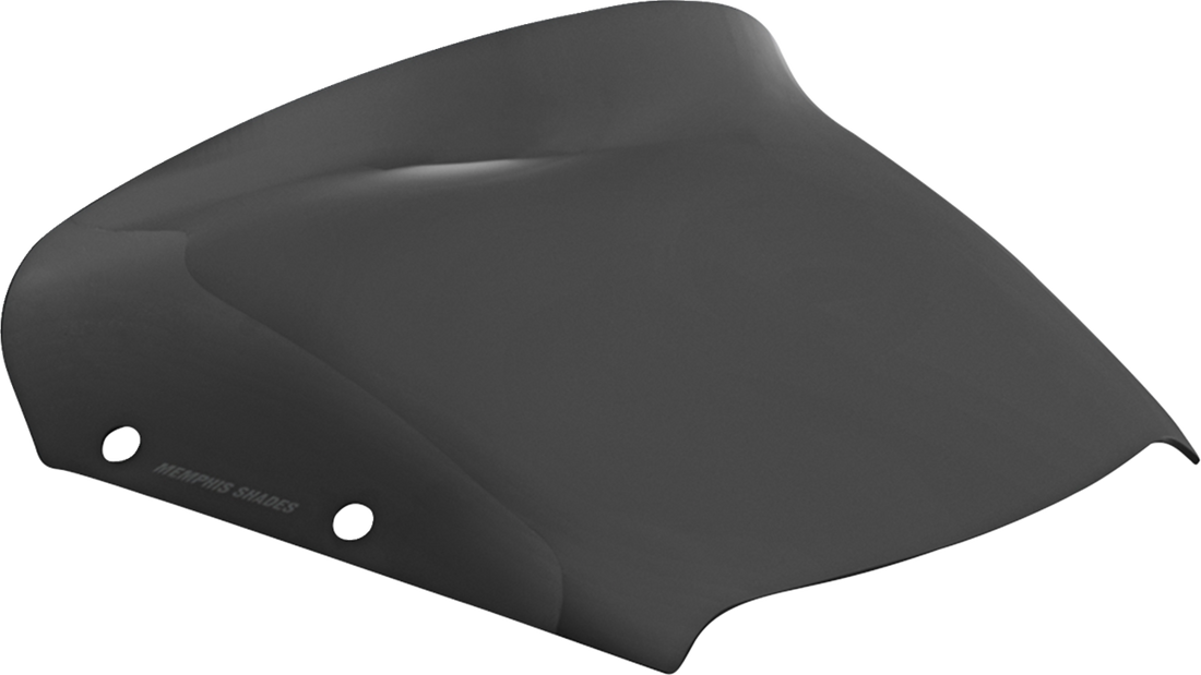 MEMPHIS SHADES Spoiler Windshield - 4" - Dark Black Smoke - FLHX MEP88810