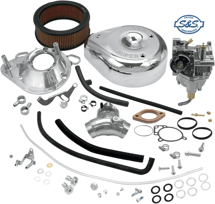 S&S CYCLE Super G Carburetor Kit - Evolution Big Twin 11-0434