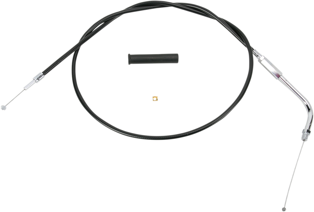 DRAG SPECIALTIES Black Vinyl Throttle Cable - 32-1/2" 4331000B