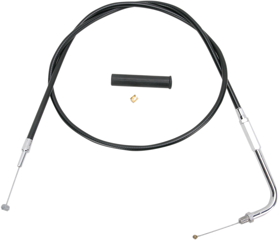 DRAG SPECIALTIES Black Vinyl Throttle Cable - 44" 4330544B
