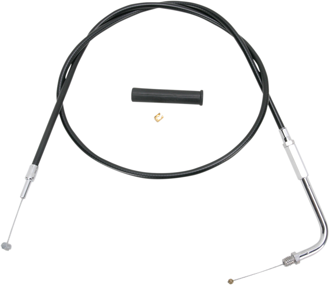 DRAG SPECIALTIES Black Vinyl Throttle Cable - 48" 4330548B