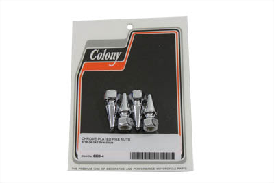 6917-1 - Chrome Pike Nut 5/8 inch-11 Coarse Thread by Colony