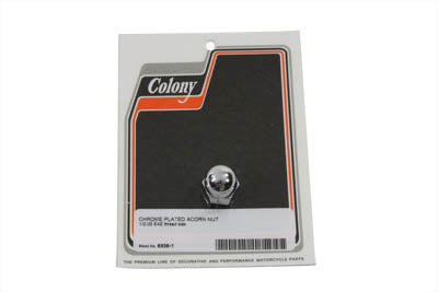 6930-5 - Chrome Acorn Nut Fine 1/4 inch-24 HD Thread by Colony