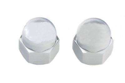6933-4T - Chrome Acorn Nut Fine 5/16 inch-24 Thread by Colony