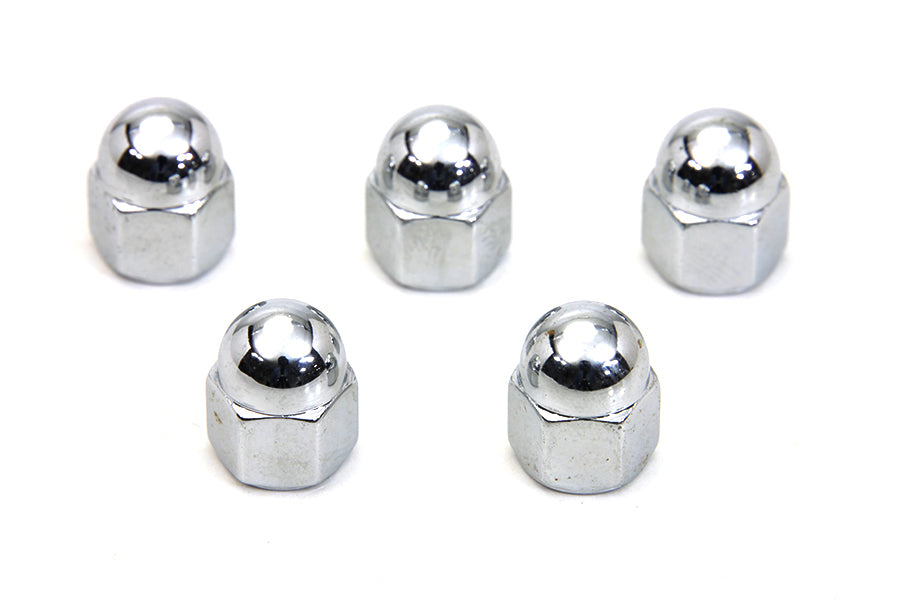 6942-5 - Chrome Acorn Nut 1/4 inch-20 Coarse Thread by Colony