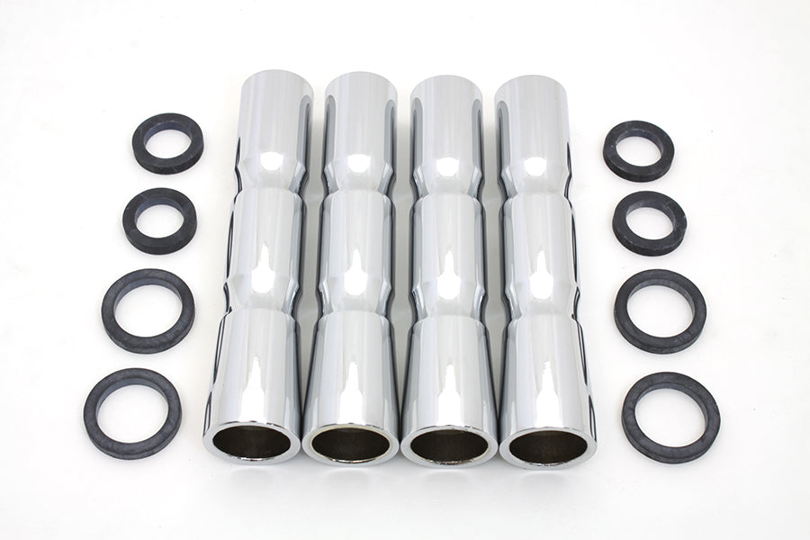 7135-8 - Chrome Lower Pushrod Cover Set by Colony