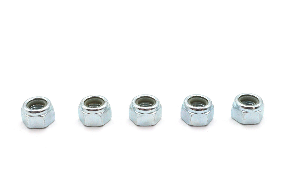 73-0003 - Zinc Plated Hex Nuts 5/16 -24 Nyloc by V-Twin