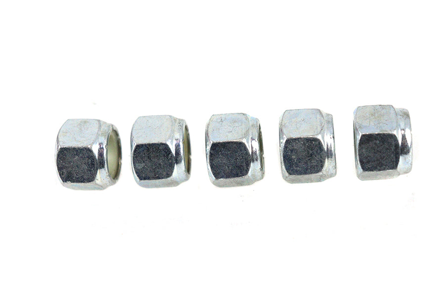 73-0008 - Zinc Plated Hex Nuts 5/8 -18 Nyloc by V-Twin