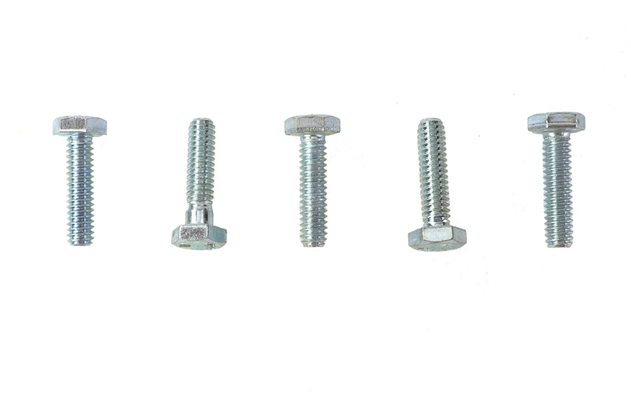 73-0013 - Hex Cap Bolts Zinc 1/4 -20 x 1 by V-Twin