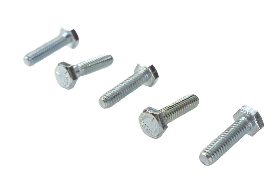 73-0013 - Hex Cap Bolts Zinc 1/4 -20 x 1 by V-Twin