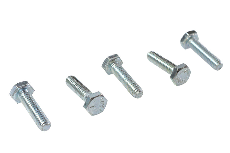 73-0013 - Hex Cap Bolts Zinc 1/4 -20 x 1 by V-Twin