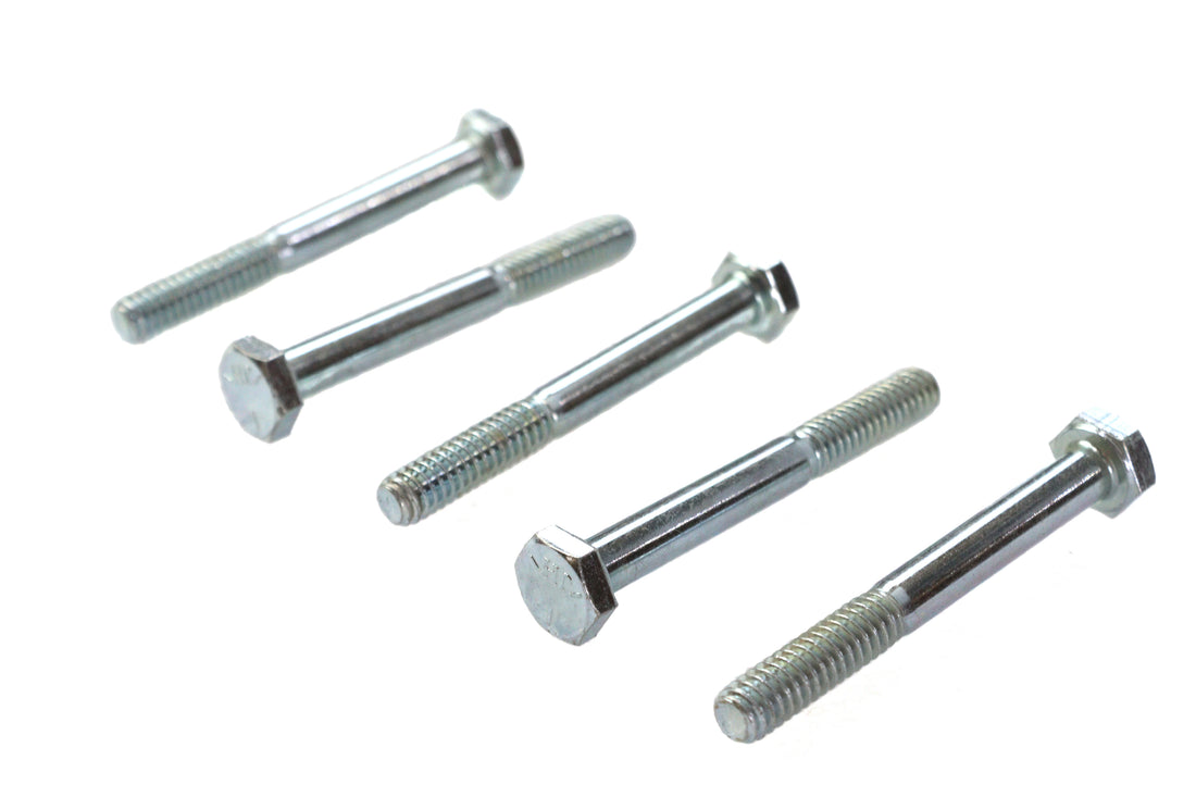 73-0017 - Hex Cap Bolts Zinc 1/4  X 2-1/4 by V-Twin