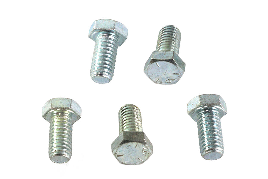 73-0025 - Hex Cap Bolts Zinc 3/8  X 3/4 by V-Twin