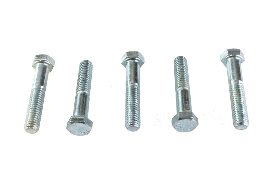 Hex Cap Bolts Zinc 3/8 inch x 2 inch