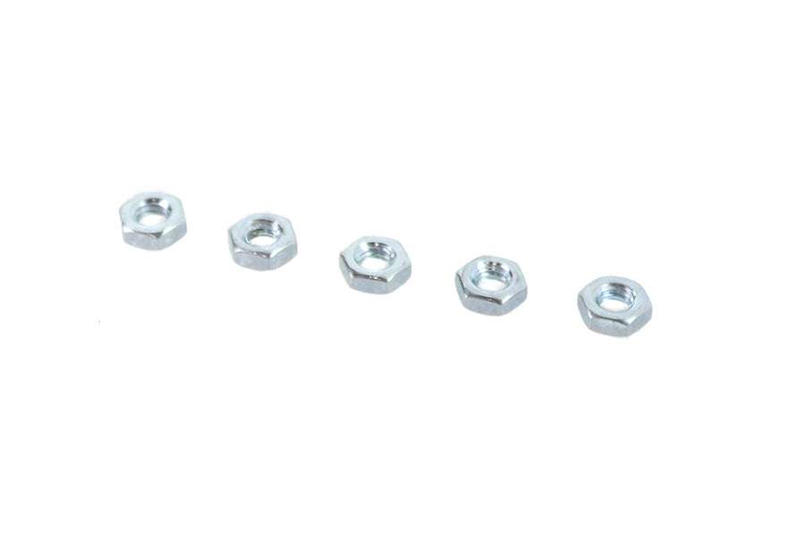 Zinc Plated 1/4 inch-20 Hex Jam Nuts